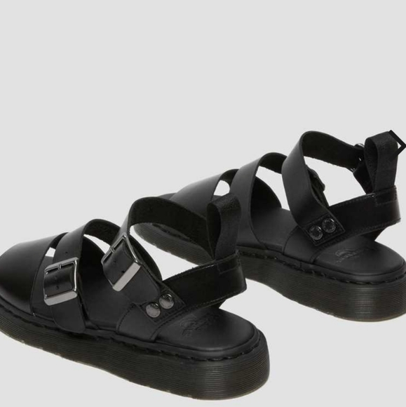 Dr Martens GRYPHON BRANDO LEATHER GLADIATOR SANDALS - Picture 2 of 8